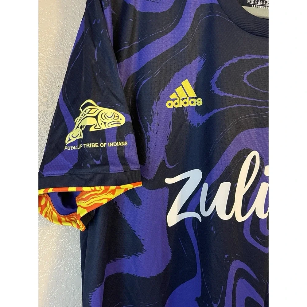 Men's 2XL Adidas Seattle Sounders FC Zulily Jimi Hendrix 